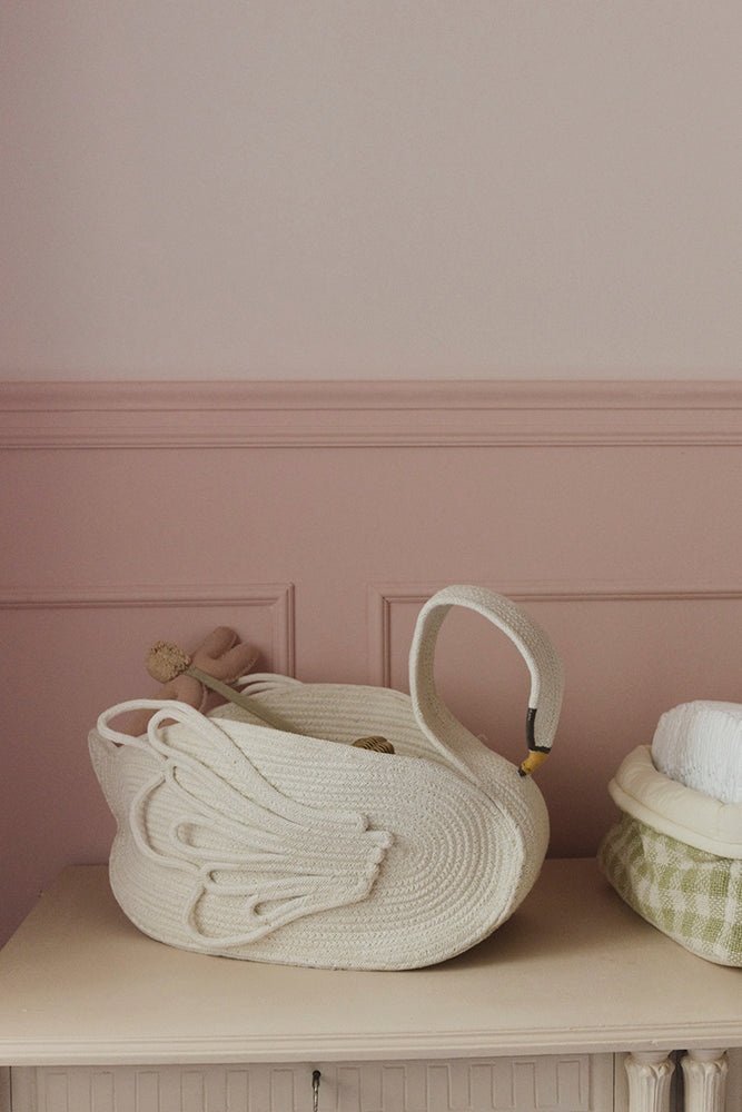 Swan Basket - Rugs by Roo