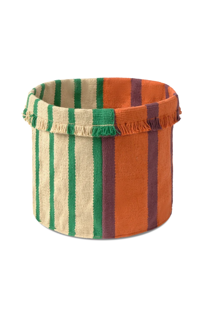 Tall Terracotta Basket