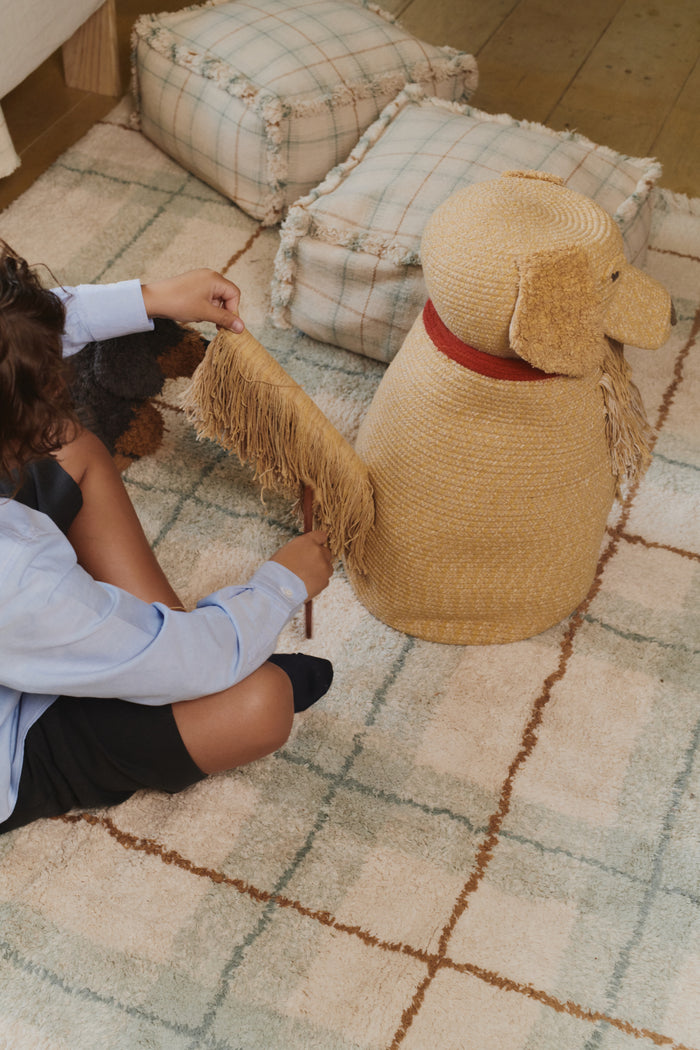 Tartan Blue Sage Washable Area Rug - Rugs by Roo