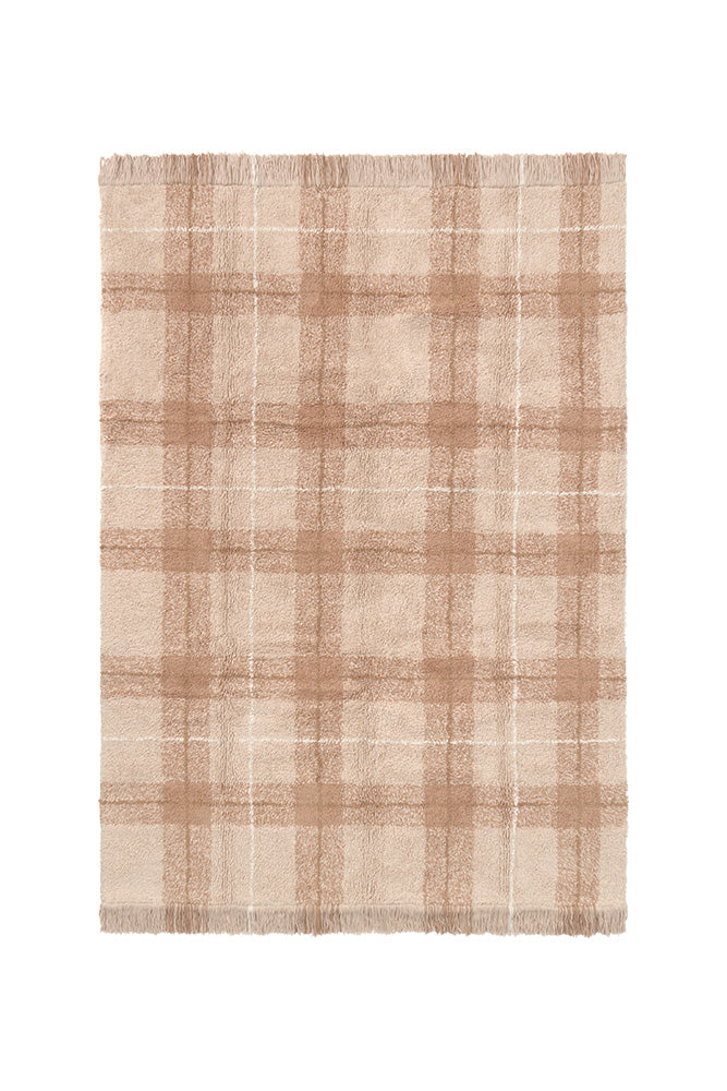 Tartan Rose Washable Area Rug - Rugs by Roo