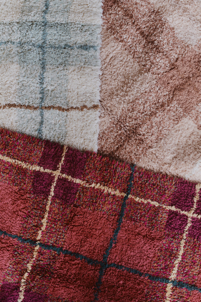 Tartan Rose Washable Area Rug - Rugs by Roo