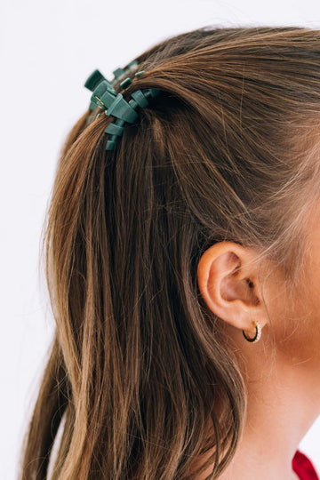 Teleties Classic Claw Clip -Mistletoe