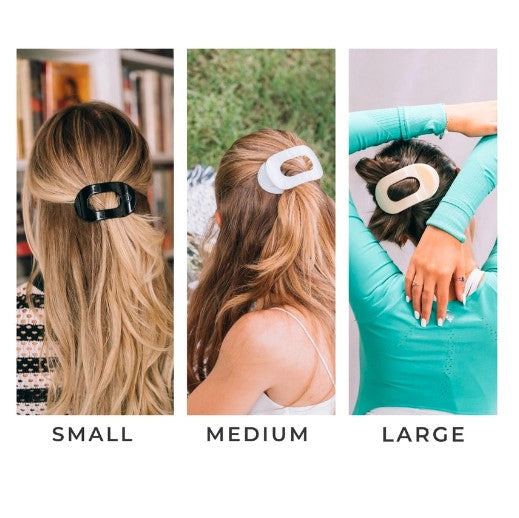 Teleties Flat Round Clip -Bora Bora