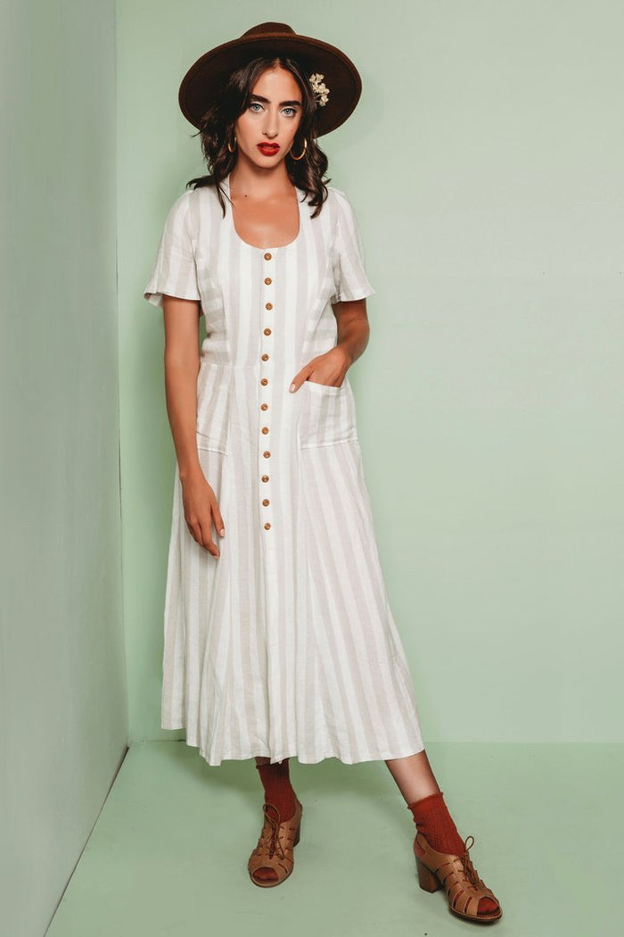 The Hughes Dress Pattern - Friday Pattern Company - Simplifi Fabric