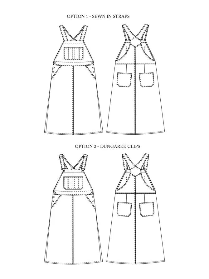 The Margo Pinafore Pattern - Merchant & Mills - Simplifi Fabric
