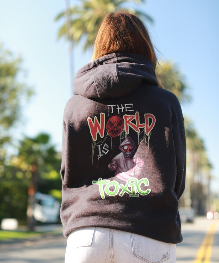 The World Is Toxic Premium Hoodie - REBHORN DESIGN