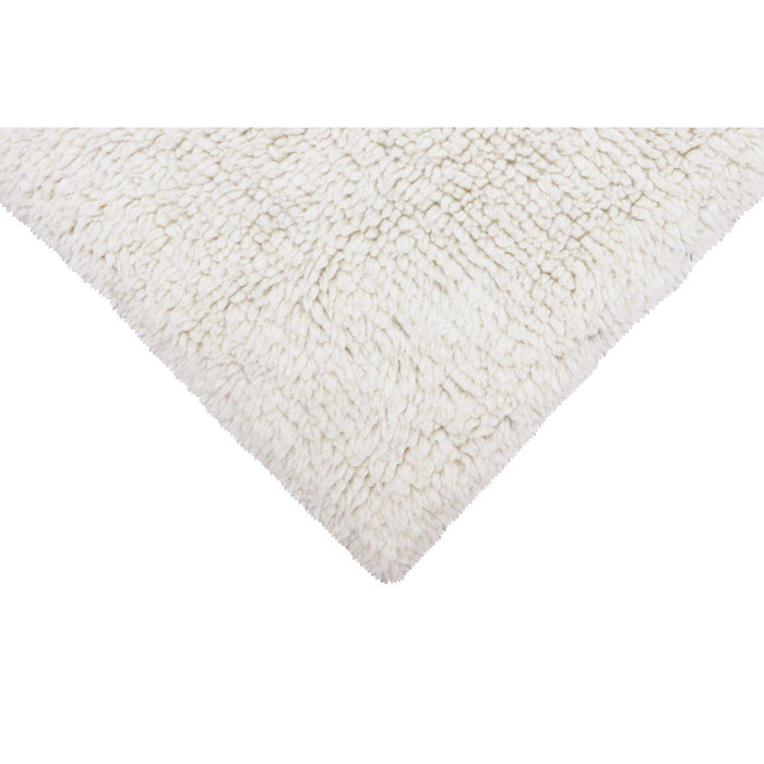 Rugs by Roo | Lorena Canals Tundra White Woolable Area Rug-WO-TUN-WH-S