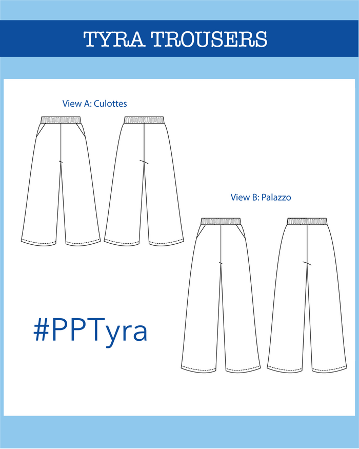 Tyra Trousers PDF Pattern - Ploen Patterns - Simplifi Fabric