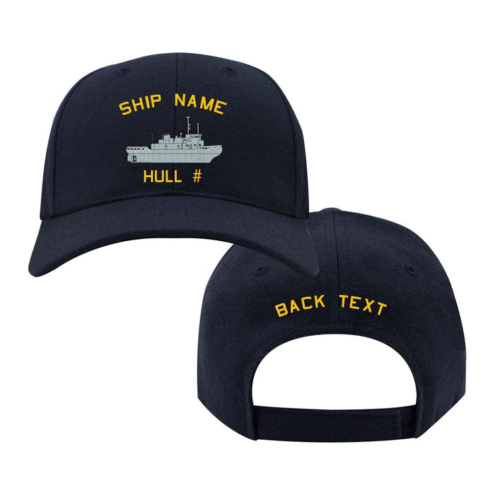 US Navy Custom Ship Cap - Bay Class Icebreaking Tug Hats and Caps