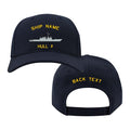 US Navy Custom Ship Cap - Legend Class Hats and Caps