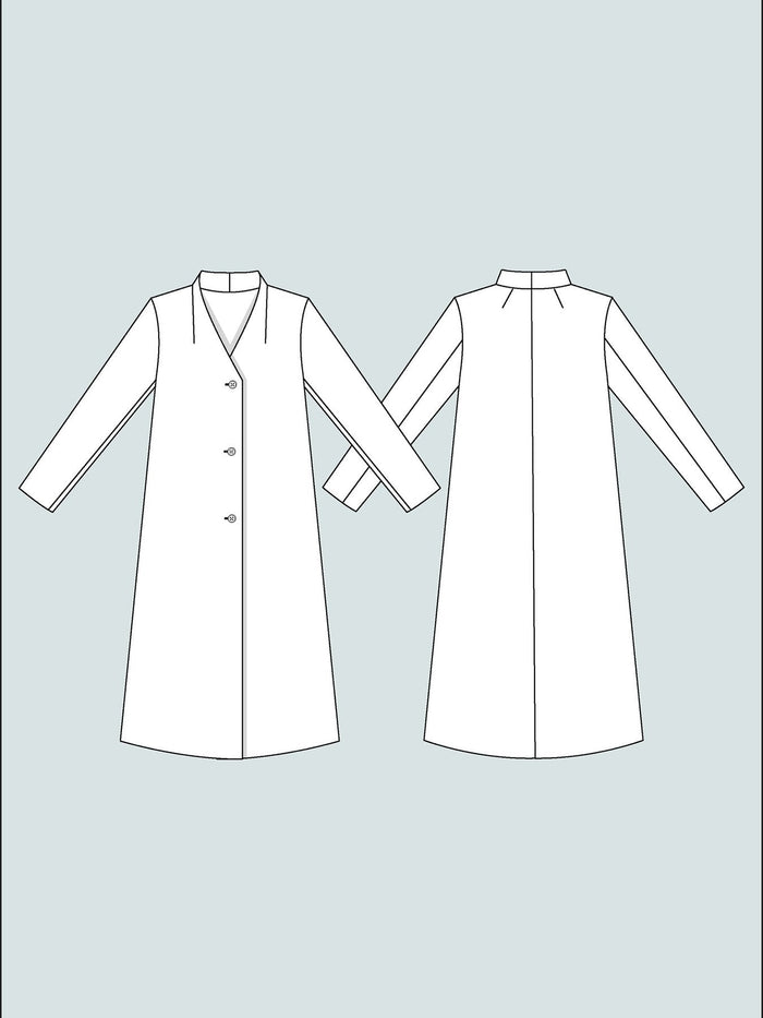 V - Neck Coat Pattern - The Assembly Line - Simplifi Fabric