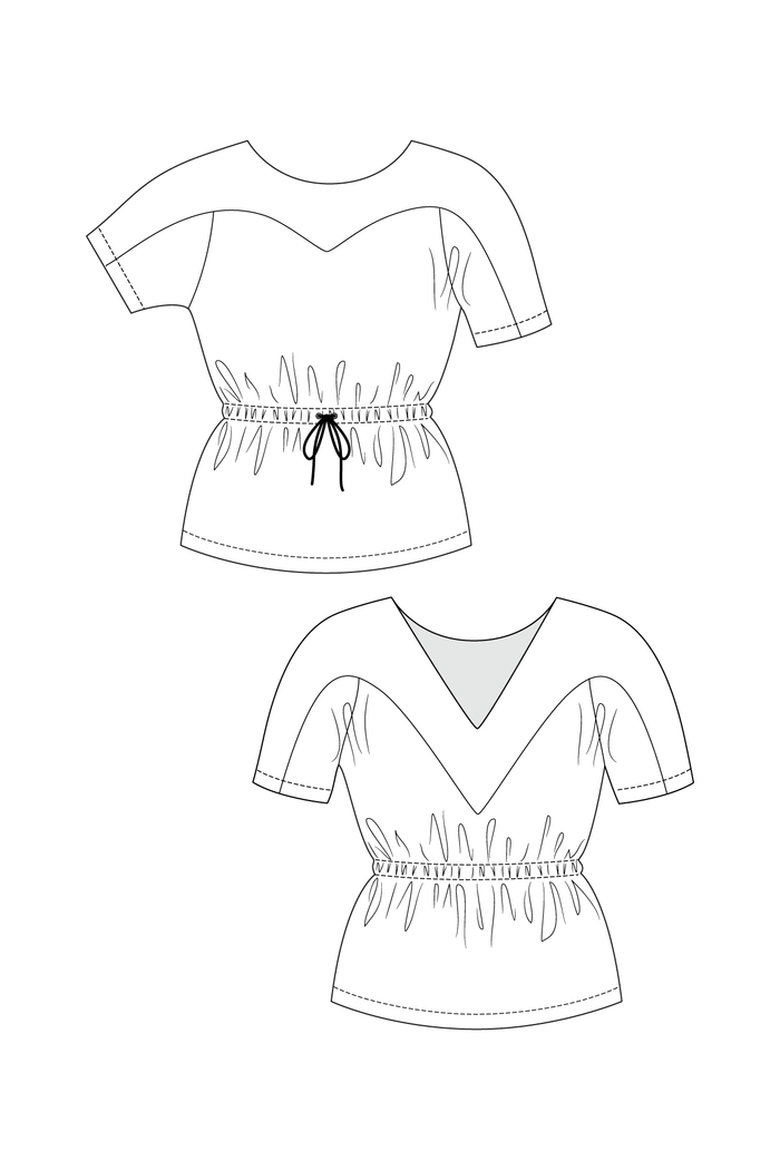 Valo Dress + Top - Named Clothing - Sewing Pattern - Simplifi Fabric