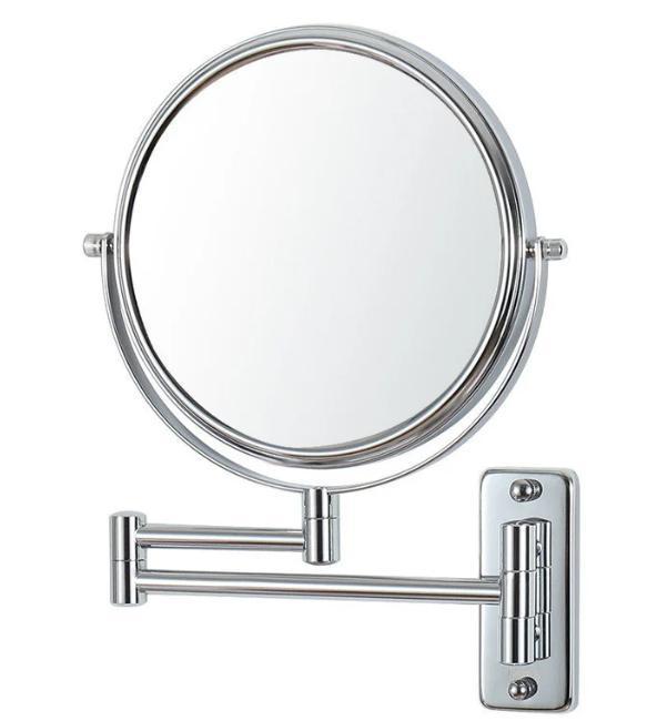 Wall Mounted Round Mirror 3x & 1x
