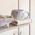 White & Berry Stoneware Mug