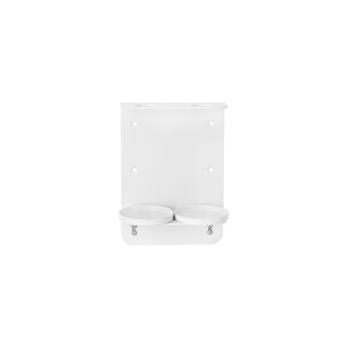 White Double Wall Bracket for 500ml Hand Pumps