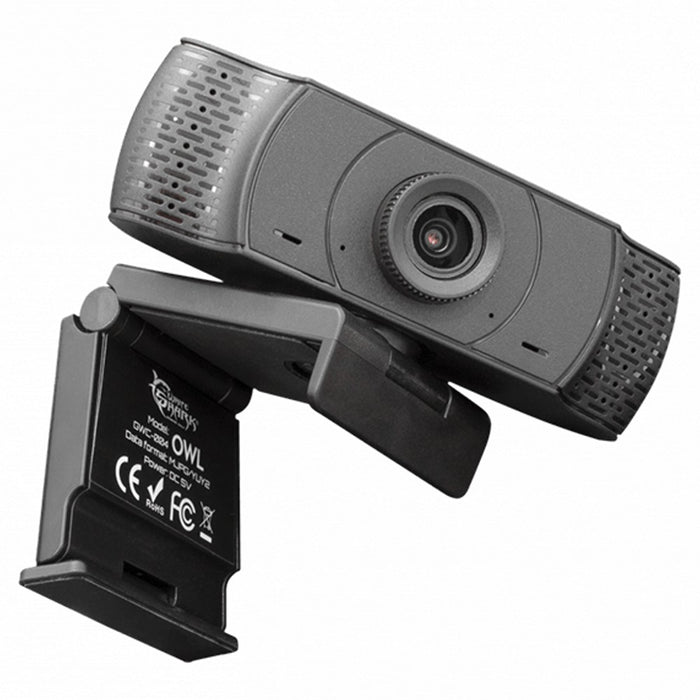 White Shark FHD PC Webcam - Black | OWLCAM from White Shark - DID Electrical