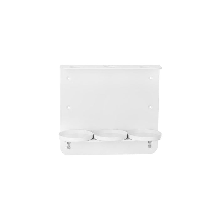 White Triple Wall Bracket for 500ml Hand Pumps