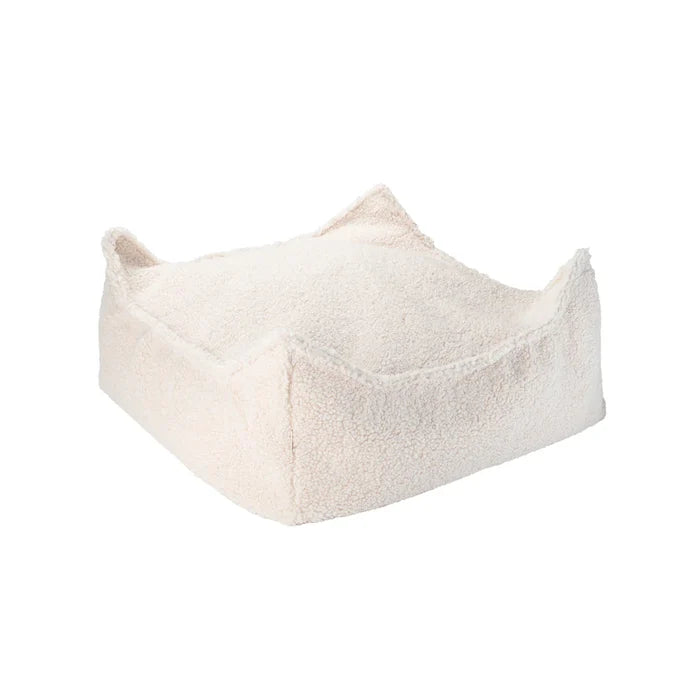 Wigiwama Cream Square Ottoman - Rugs by Roo