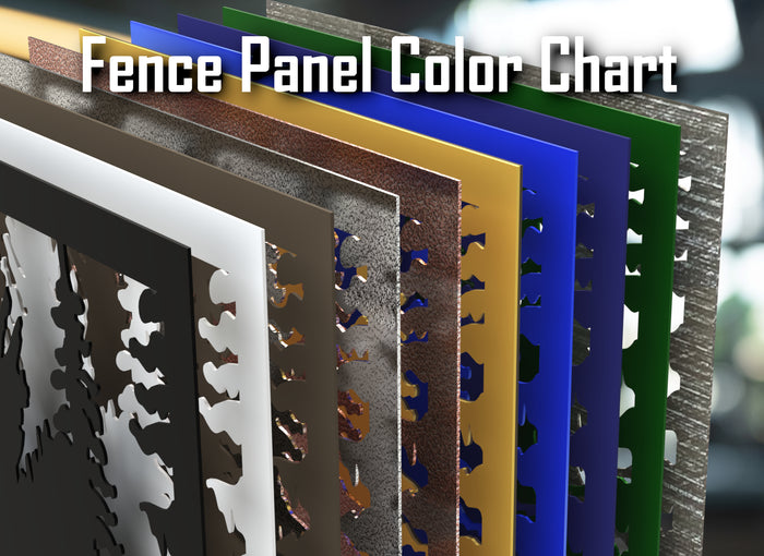 80"x30" - Elegant Scroll Design Fence/Gate Panel Insert - Madison Iron and Wood