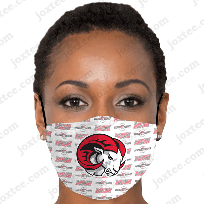 Wssu Rams Fashion Mask 3D v148