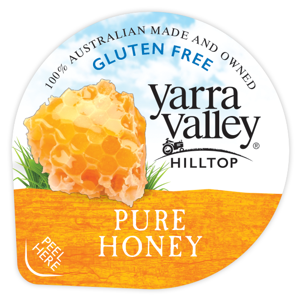 Yarra Valley Hilltop Gluten Free Pure Honey 16g Portion Control