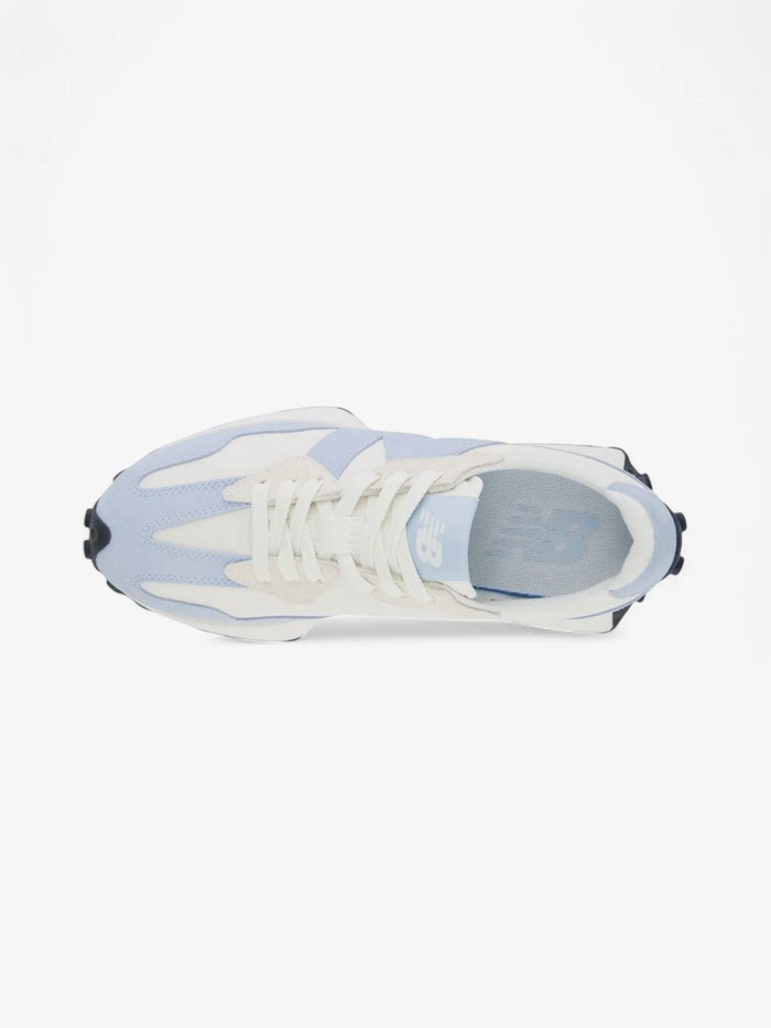 Zapatillas New Balance 327 Mujer Blanco Celeste Negro