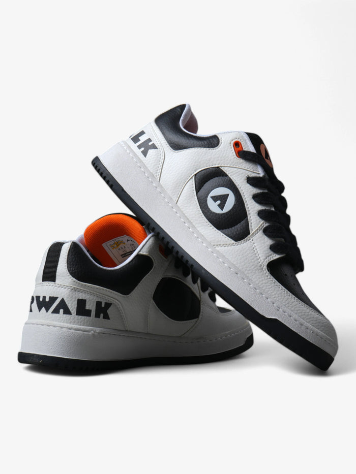 Zapatillas Airwalk Throlle Blanco Negro Naranja