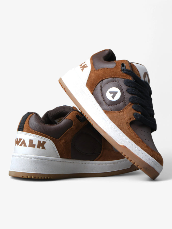 Zapatillas Airwalk Throlle Marrón Blanco