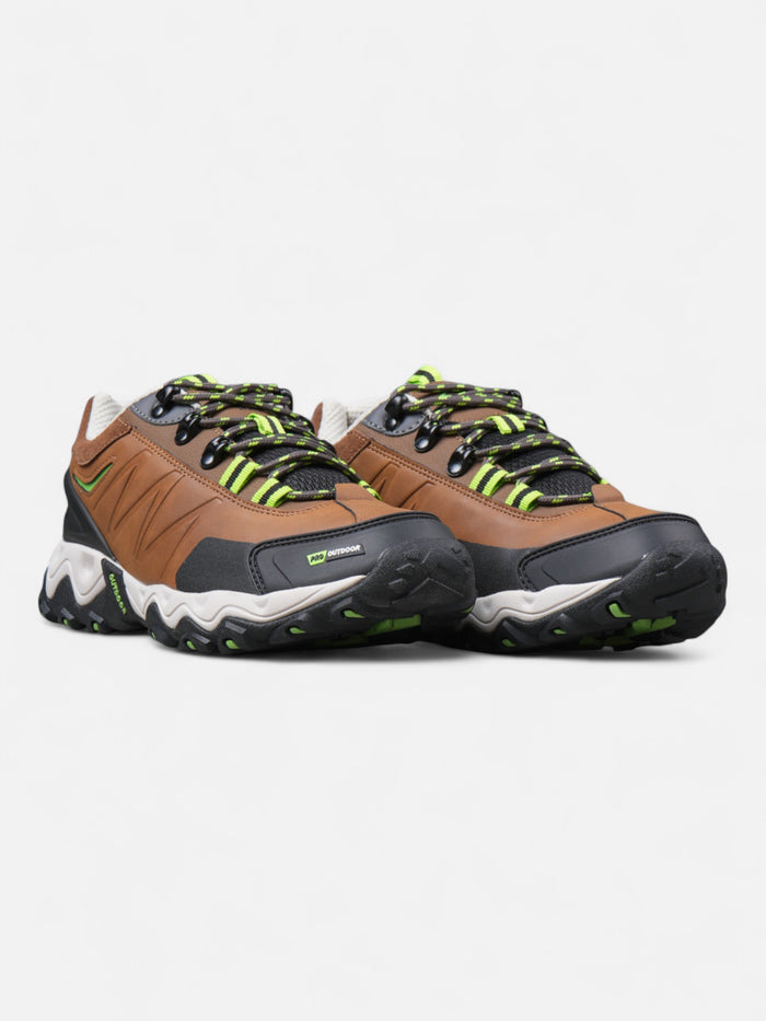 Zapatillas Alpine Skate Peak Trekking Senderismo Marrón Verde