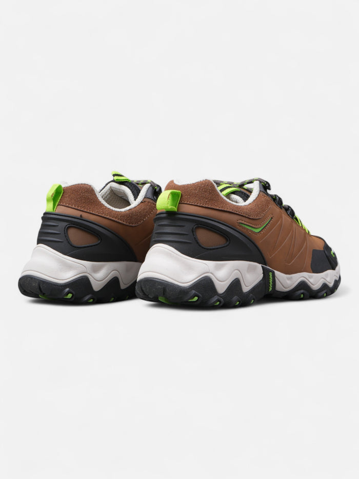 Zapatillas Alpine Skate Peak Trekking Senderismo Marrón Verde
