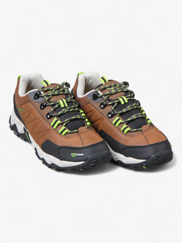 Zapatillas Alpine Skate Peak Trekking Senderismo Marrón Verde