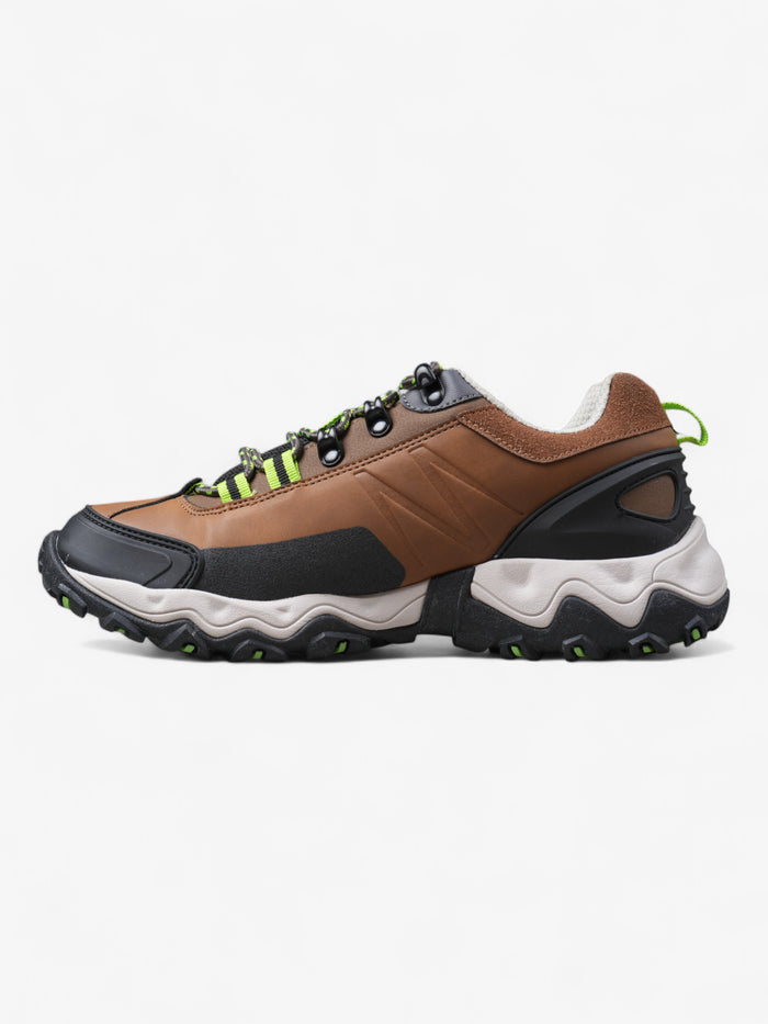 Zapatillas Alpine Skate Peak Trekking Senderismo Marrón Verde