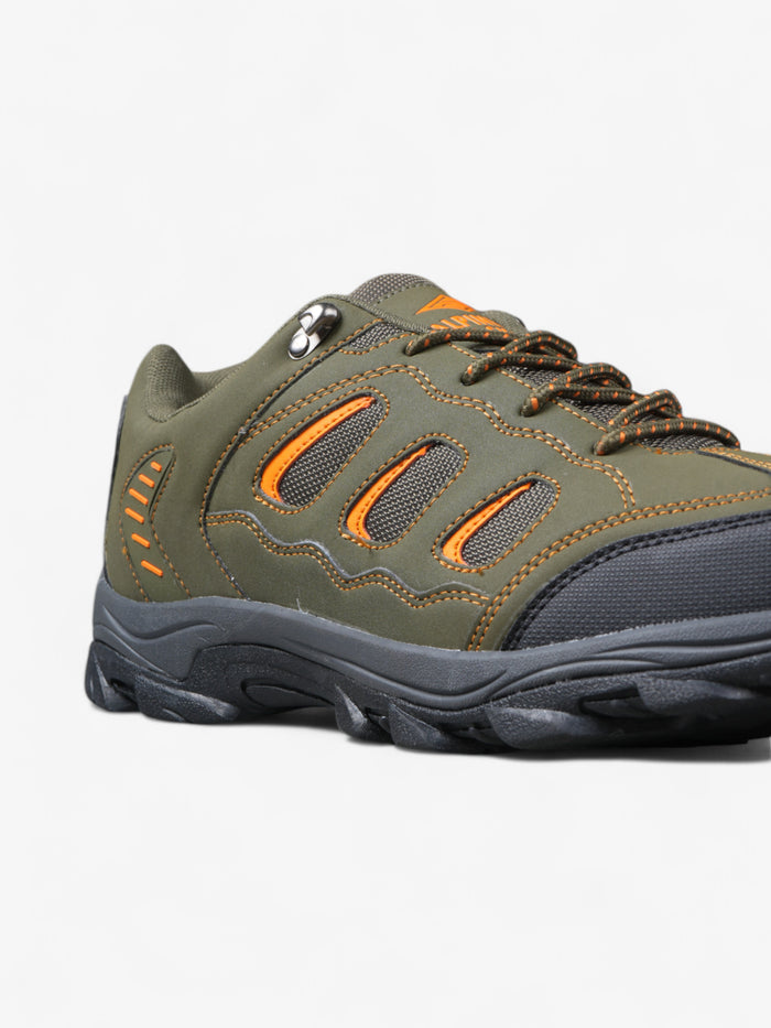Zapatillas Alpine Skate Terrax Ultra Trekking Senderismo Verde Oliva Naranja