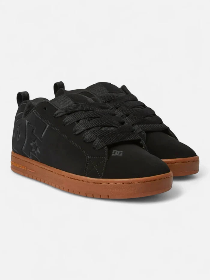 Zapatillas Dc Court Graffik Negro Marrón