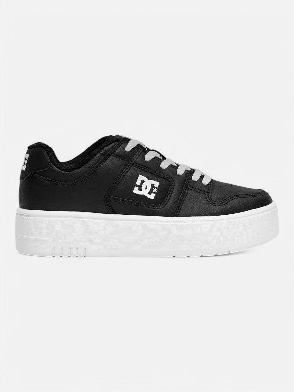 Zapatillas Dc Manteca 4 Platform Mujer Negro Blanco
