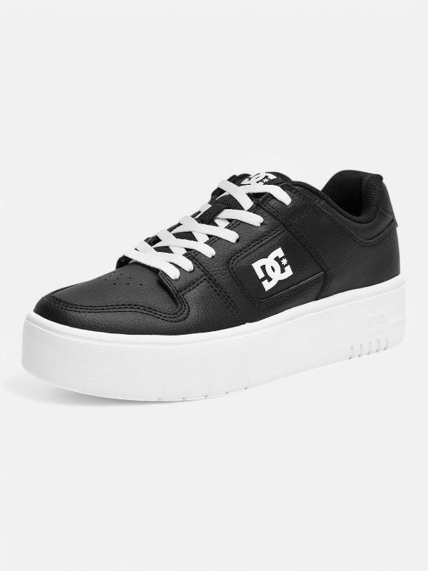 Zapatillas Dc Manteca 4 Platform Mujer Negro Blanco