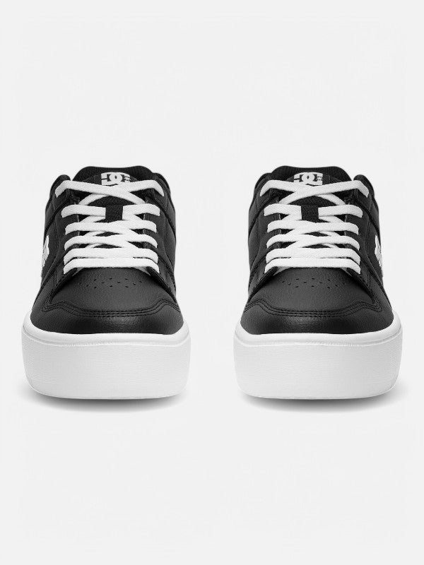 Zapatillas Dc Manteca 4 Platform Mujer Negro Blanco