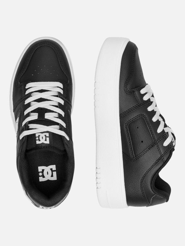 Zapatillas Dc Manteca 4 Platform Mujer Negro Blanco