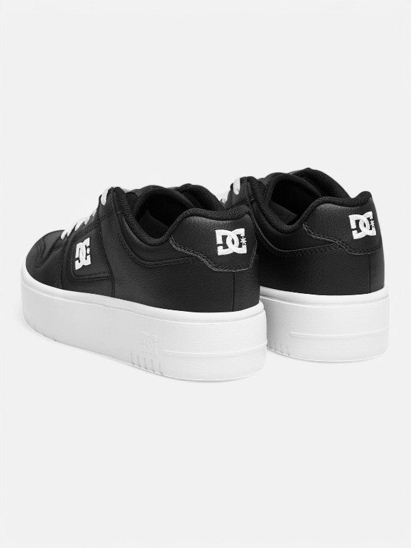 Zapatillas Dc Manteca 4 Platform Mujer Negro Blanco