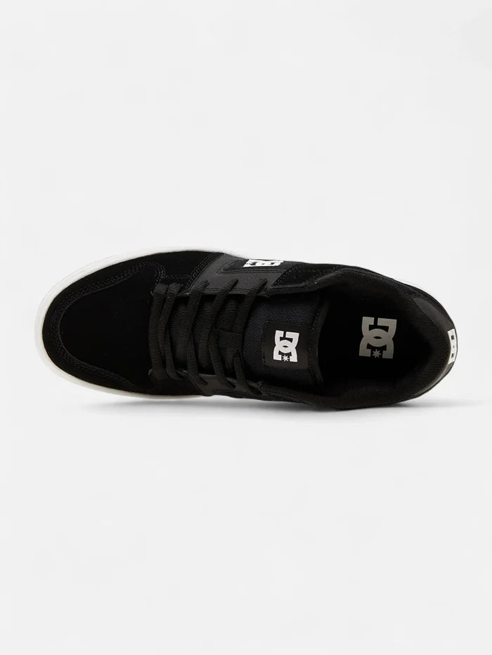 Zapatillas DC Mujer Manteca 4 Negro Blanco