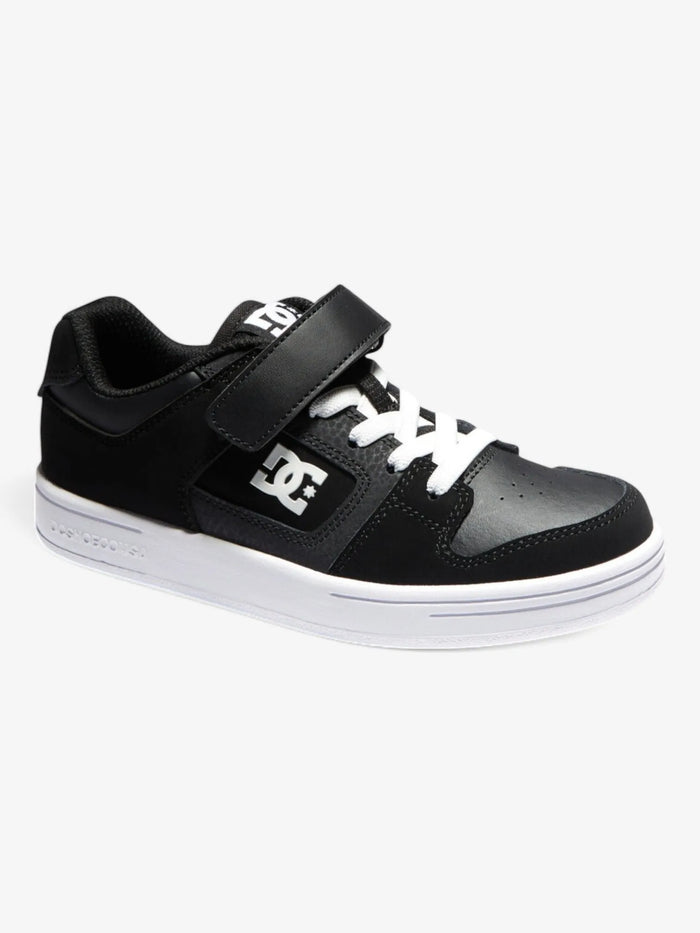 Zapatillas Dc Niño Manteca 4 V Negro Blanco