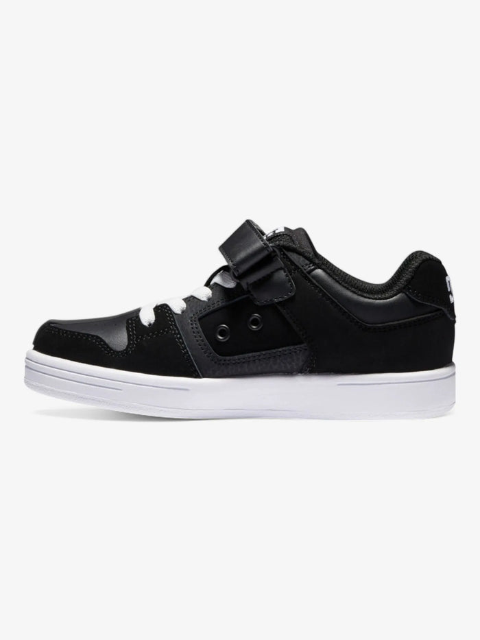 Zapatillas Dc Niño Manteca 4 V Negro Blanco