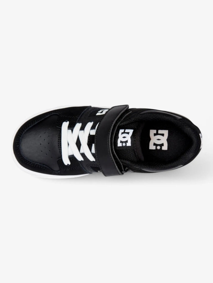 Zapatillas Dc Niño Manteca 4 V Negro Blanco
