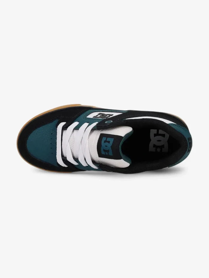 Zapatillas Dc Niño Pure Negro Blanco Verde
