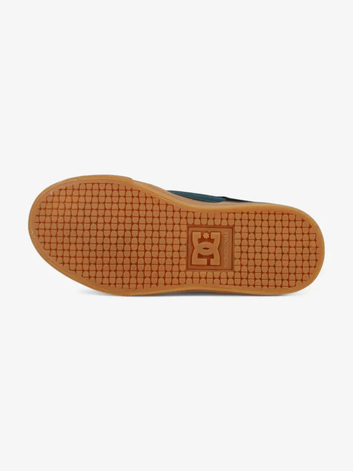 Zapatillas Dc Niño Pure Negro Blanco Verde