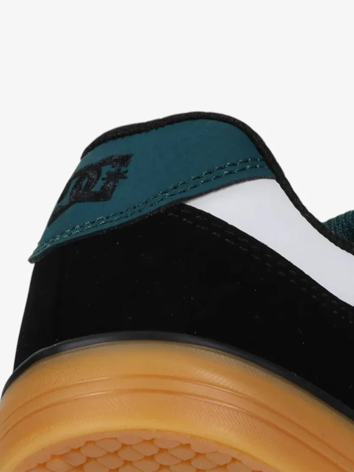 Zapatillas Dc Niño Pure Negro Blanco Verde