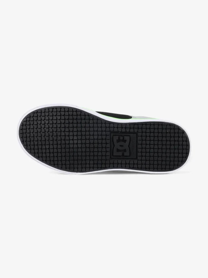 Zapatillas Dc Niño Pure V Gris Negro Azul