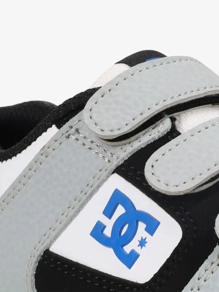 Zapatillas Dc Niño Pure V Gris Negro Azul