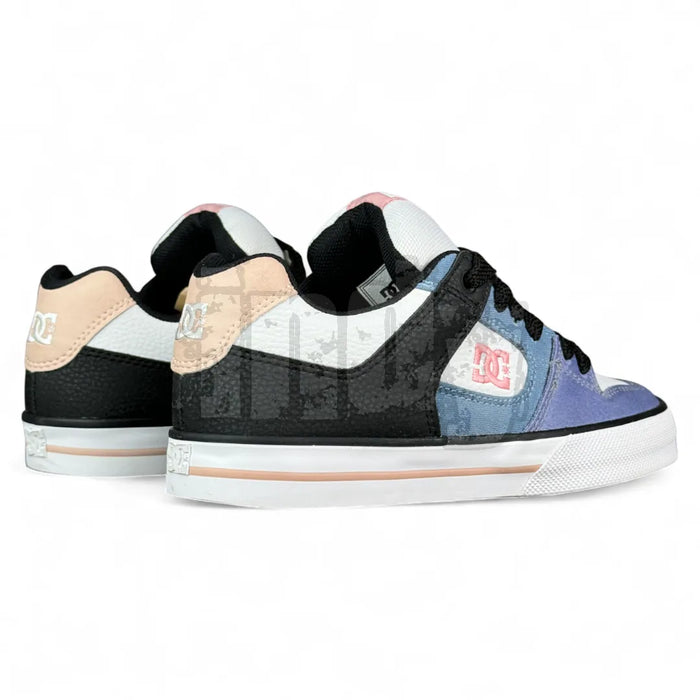 Zapatillas Dc Pure Mujer Negro Azul Rosa Blanco - OUTLET