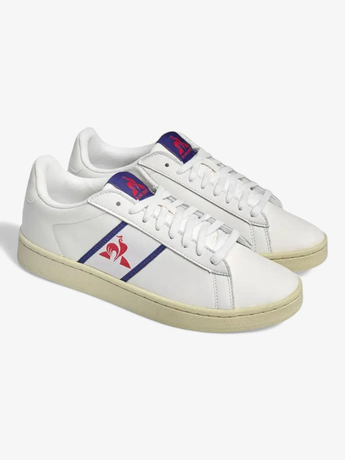 Zapatillas Le Coq Sportif Classic Soft Blanco Azul Rojo